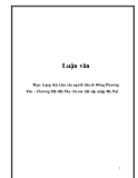 Luận văn: Thực trạng việc làm của người dân xã Đông Phương Yên – Chương Mỹ (Hà Tây cũ) sau khi sáp nhập Hà Nội