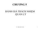 Bài giảng Kế toán quản trị: Chương 5 - TS. Trần Văn Tùng