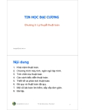 Bài giảng Tin học đại cương: Chương 3 - Trần Quang Hải Bằng