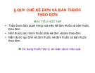 Bài giảng Quy chế kê đơn và bán thuốc theo đơn