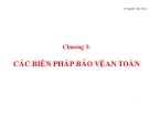 Bài giảng An toàn điện: Chương 3 - Ths. Nguyễn Công Tráng