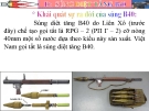 Bài giảng Súng diệt tăng B40 - GV. Lê Xuân Luyện