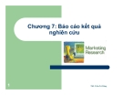 Bài giảng Nghiên cứu marketing: Chương 7 - ThS. Trần Trí Dũng