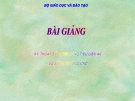 Bài giảng Bài 5: Kỹ thuật bắn súng tiểu liên AK và súng trường CKC