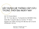 Bài giảng Xây dựng hệ thống cấp cứu trong thời đại ngày nay - GS.TS Francis Mencl