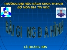 Bài giảng Địa hình - Lê Hoàng Sơn