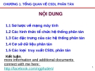 Bài giảng Tổng quan về CSDL phân tán