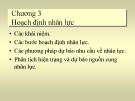 Bài giảng Quản trị nhân lực: Chương 3 - ĐH Mở TP.HCM