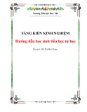 Sáng kiến kinh nghiệm đề tài: Hướng dẫn học sinh tiểu học tự học