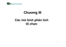 Bài giảng Phân tích và Thiết kế tổ chức: Chương III - ThS. Phan Anh Hồng