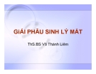 Bài giảng giải phẫu sinh lý mắt - ThS.BS. Võ Thành Liêm