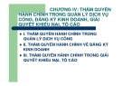 Bài giảng Thẩm quyền hành chính: Chương 4 - GV. Nguyễn Minh Tuấn