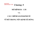 Bài giảng Kinh tế học vi mô: Chương 5 - TS. Nguyễn Hoàng Hiển