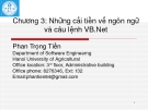 Bài giảng Lập trình Window: Chương 3 - Phan Trọng Tiến