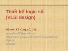 Bài giảng Thiết kế logic số (VLSI Design): Chương II/2.4