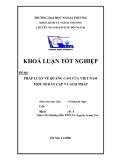 Khóa luận tốt nghiệp: Pháp luật về quảng cáo của Việt Nam một số bất cập và giải pháp