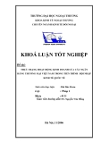 Khóa luận tốt nghiệp: Thực trạng hoạt động kinh doanh của các ngân hàng thương mại Việt Nam trong tiến trình hội nhập kinh tế quốc tế