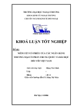 Khóa luận tốt nghiệp: Niêm yết cổ phiếu của các ngân hàng thương mại cổ phần Trung Quốc và bài học đối với Việt Nam