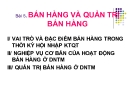 Bài giảng Quản trị kinh doanh thương mại: Bài 5 - PGS.TS. Nguyễn Thừa Lộc