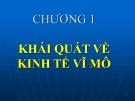 Bài giảng Kinh tế vĩ mô - Chương 1: Khái quát về kinh tế vĩ mô (2012)