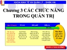 Bài giảng Quản lý đại cương: Chương 3 - ĐH BK Hà Nội