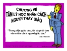 Bài giảng Tâm lý học 2: Chương 7 - GV Nguyễn Xuân Long