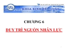 Bài giảng Quản trị nguồn nhân lực: Chương 6 - TSKH. Phạm Đức Chính