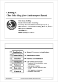Bài giảng Mạng máy tính và Internet: Chương 3 - Trần Quang Hải Bằng