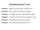 Bài giảng Kinh tế vĩ mô (6 chương)