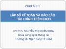 Bài giảng Tin học ứng dụng: Chương 1 - ThS. Nguyễn Thị Khiêm Hòa