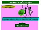 Bài giảng Luật Hình sự Việt Nam: Chương X - ThS. Trần Đức Thìn