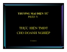 Bài giảng Thương mại điện tử: Phần 5 - Thái Thanh Sơn