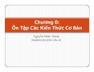 Bài giảng Ôn tập kiến thức lập trình C - Nguyễn Minh Thành