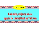 Bài giảng Luật Hình sự Việt Nam: Chương 1 - ThS. Trần Đức Thìn