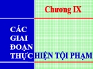 Bài giảng Luật Hình sự Việt Nam: Chương 9 - ThS. Trần Đức Thìn