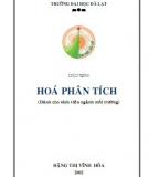 Giáo trình Hóa phân tích: Phần 2 - ĐH Đà Lạt