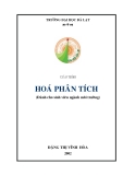 Giáo trình Hóa phân tích: Phần 1 - ĐH Đà Lạt