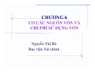 Bài giảng Tài chính doanh nghiệp: Chương 6 - Nguyễn Thị Hà