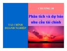 Bài giảng Tài chính doanh nghiệp: Chương 10 - Nguyễn Thị Hà