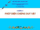 Bài giảng Những NLCB của CN Mác – Lênin: Chương II - TS. Lê Ngọc Thông