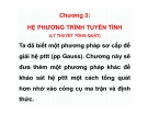 Bài giảng Toán cao cấp 1: Chương 3 - Hoàng Văn Thắng