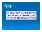 Bài giảng Tố tụng hình sự - Bài 2