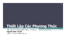 Bài giảng Lập trình hướng đối tượng: Chương 5 - Nguyễn Minh Thành