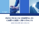 Thuyết trình: Phân tích các phương án chiến lược cấp công ty (phân tích cấu trúc công ty)