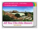 Thuyết trình: All you Côn Đảo resort