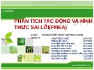 Thuyết trình: Phân tích tác động và hành vi sai lỗi