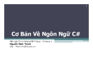 Bài giảng Lập trình hướng đối tượng: Chương 1 - Nguyễn Minh Thành