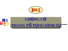 Bài giảng Luật Tố tụng Hình sự: Bài 3 - ThS. Võ Thị Kim Oanh