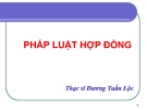 Bài giảng Pháp luật hợp đồng - ThS. Dương Tuấn Lộc