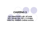 Bài giảng Luật Chứng khoán: Chương 3